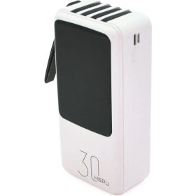 Resim Hepu HP-209 30000 Mah. Dahili Kablolu Dijital Göstergeli Powerbank 