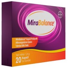 Resim Bayer Mirabalance Probiyotik İçeren Takviye Edici Gıda 20 Kapsül 