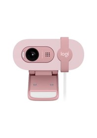 Resim Logıtech Brıo 100 Full Hd 1080p Mikrofonlu Web Kamera Pembe 960-001623 