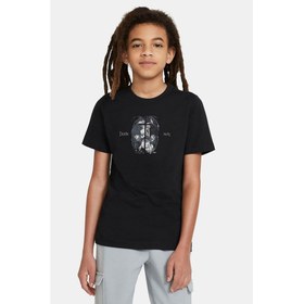 Resim Death Note Baskılı Unisex Çocuk Siyah T-Shirt 