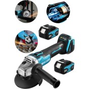 Resim Graizer Alman 58 V 5AH Akülü Taşlama Makinesi Sprel Kömürsüz Şarz Göstergeli Elektronik Devir Ayarlı Çantali 