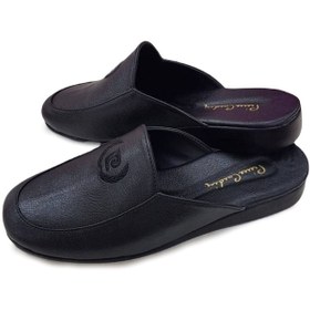 Resim Pierre Cardin Yeni Sezon Damat Çeyiz Erkek Ev Terliği Siyah Pc 02 (550449149) 