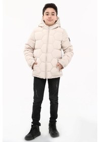 Resim Erkek Çocuk Mont 51280 Bej 