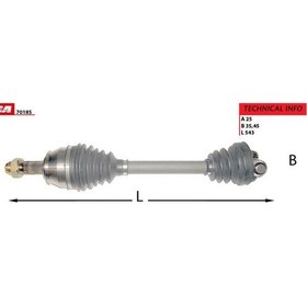 Resim Mga 70185 Aks Sağ Abssız 1.3 MJTD Uzun 54.3 Cm 