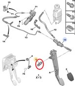 Resim Peugeot 407 (2004-2011) Debriyaj Pedal Yayı (İthal) 