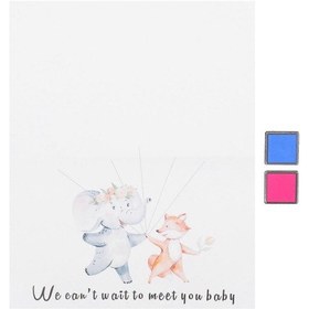 Resim 1 Set Cinsiyet Açıklama Partisi Parmak İzi Balon Ağaç İşareti Bebek Duşu Ziyaretçi Defteri Cinsiyet Açıklama Partisi Malzemelerigösterildiği Gibi Çok Renkli 