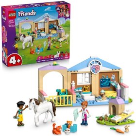 Resim LEGO® Friends Veteriner Kliniği 42696 - 4 Yaş ve Üzeri için Minifigür İçeren Yaratıcı Oyuncak Yapım Seti (141 Parça) 