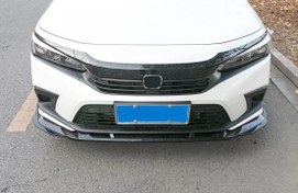 Resim Honda 2022 Civic Piano Black Ön Lip (Parlak Siyah-3 Parça) 