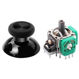 Resim POPKONSOL Xbox One Analog Motor Topuz Seti 1+1 One - One S/x - Series S/x Uyumlu Siyah 