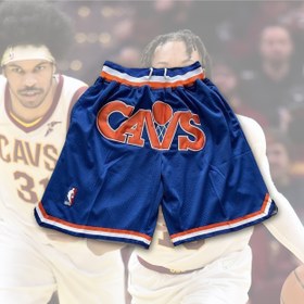 Resim Cleveland Cavs 1988-89 Cavaliers Mavi Basketbol Şortu - S 
