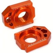 Resim Cloudstore Turuncu Dirt Bike Arka Aks Zincir Gergi Aparatı 85sx 125-450 Sx Sx-f Exc Exc-f 