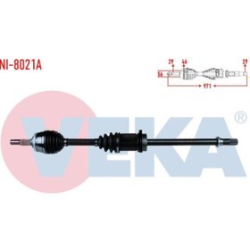 Resim Genel Markalar Komple Aks Sag On Nıssan Maxıma Iıı (A32) 2.0i V6 24v A-t/m-t Abslı 46 Dıs Uzunl 