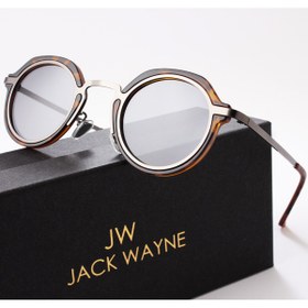 Resim JACK WAYNE Enigma Brown Siyah Cam Unisex Güneş Gözlüğü A069 