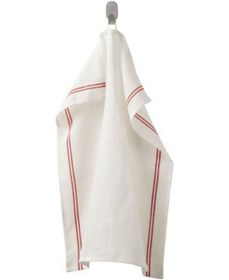 Resim Hıldegun Kurulama Bezi Kırmızı Beyaz 