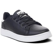 Resim Black Sea 504-21 Deri Fashion Kadın Spor Ayakkabı Siyah Beyaz Siyah 