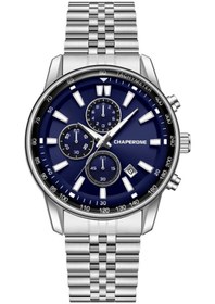 Resim Chaperone Gümüş Çelik Kordon Erkek Kol Saati LC002512 