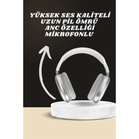 Resim Bi Seyyar Kulak Üstü P9 Kablosuz Bluetooth Kulaklık ve 7 Kordonlu Akıllı Saat - BI001V-4Z2KV3 