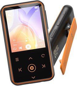 Resim AGPTEK 64GB Bluetooth 5.3 MP3 Çalar Klipsli, 1.8" Ekranlı, FM Radyo ve Pedometreli 