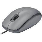 Resim logitech M110 Sessiz Tam Boyutlu Kablolu Usb-a Bağlantılı Gri Optik Mouse - 910-006760 