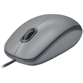 Resim logitech M110 Sessiz Tam Boyutlu Kablolu Usb-a Bağlantılı Gri Optik Mouse - 910-006760 