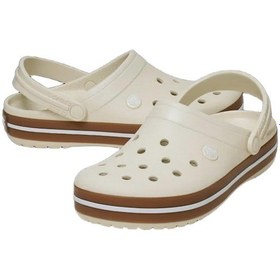 Resim Crocs 212756-2md Crocband Gum Clog Unisex Sandalet Beyaz 