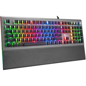 Resim Rampage KB-R101 Impressive RGB Kristal Switch Kablolu Mekanik Oyuncu Klavye 