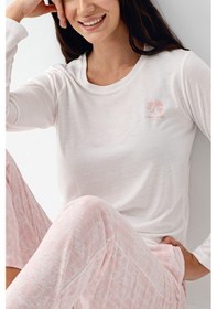 Resim Pierre Cardin Kadın Beyaz Pijama Takımı Pc9085-s-v2 Beyaz 