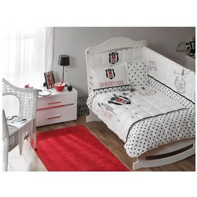 Resim TAÇ BEŞİKTAŞ BJK FANATİK BEBEK UYKU SETİ LİSANSLI 5 PARÇA 