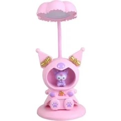 Resim Kuromi Mini LED Gece Lambası Kalemtıraş Kalem Açacağı Pemb 