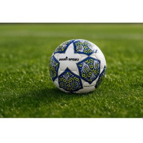 Resim Şampiyonlar Ligi Topu Halı Saha Çim Saha Beton Zemin Dikişli Yüksek Kalite Futbol Topu Mavi Lacivert 