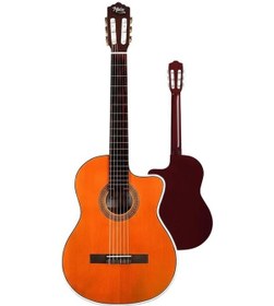 Resim Midex Cg390M-Xbag Klasik Gitar 4/4 Sap Ayarlı Kesik Kasa Çanta + Tuner + Askı + Capo + Metod + Pena 