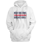 Resim Usateamfans New Orleans Basketball Hoodie 