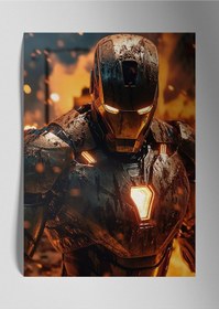 Resim İronman - Tony Marvel - Metal Tablo 