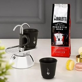 Resim Storemax - Set Mini Indüksiyon: Ocak Üstü Espresso Pişirici + 2 Cups - Indüksiyon Ocak Türleri Için Uygundur 
