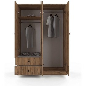 Resim Berlin Gardırop 002 - Atlas Çam - Beyaz 