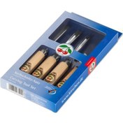 Resim Kırschen Two Cherries Ahşap Oyma Seti 4 Parça 