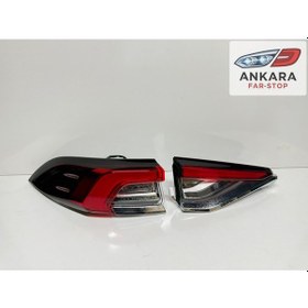 Resim Toyota Corolla 2019-2025 Stop Lambası Sol İç Ve Dış Takım Toplam 2 Stop - Ledli Tip 