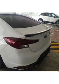 Resim Hyundai Elantra Bagaj Üstü Spoiler Piano Black 2019-2020 