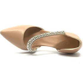 Resim Mehtap Taş Detaylı Kadın Topuklu Ayakkabı Stiletto NUT 
