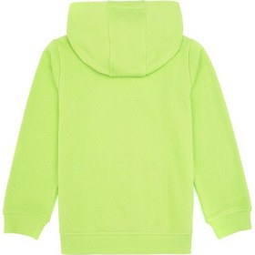 Resim U.S. Polo Assn. Erkek Çocuk Yeşil Fermuarlı Kapüşonlu Sweatshirt 50316706-VR020 