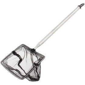 Resim Dikdörtgen Teleskop Akvaryum Balık Kepçesi 6.5 x 7.5 CM - 15-45 CM Sap 