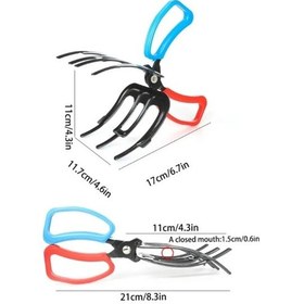 Resim Konyax 3 Pençeli 11 Cm Balık Sabitleyici Maşa 