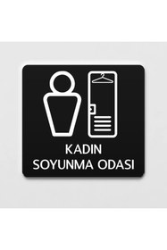 Resim anonim Soyunma Odası Yönlendirme Tabelası 15*15 