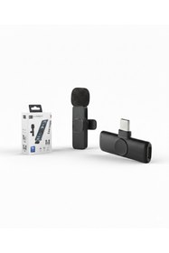 Resim emrebilisim KABLOSUZ ÇİFT YAKA MİKROFONLU TYPE-C Kablosuz iletim teknolojisi 1 adet 