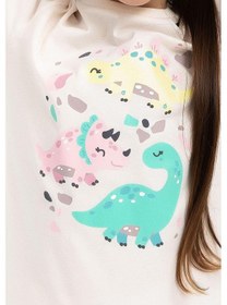 Resim Roly Poly 2793 Cute Animals Vanilya Kız Çocuk Pijama Takımı 001 