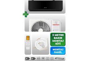 Resim Hantech H Pro Siyah 12.000 Btu/h Split Klima (Montaj Dahil) 