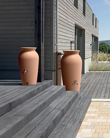 Resim Velcan Plastik Yağmur Suyu Deposu 120 L - Terracotta Renk 