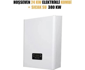 Resim Elektrikli Kombi Hoşseven 24 Kw Sıcak Su 380 V 