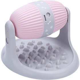 Resim Ranyeek Kedi Köpek Akıllı Eğitici Yavaş Yeme Maması Takviyesi Oyuncağı - Pembe 