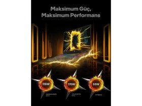 Resim Game Garaj Slayer R9M XL-5060 C2 Amd Ryzen 9 8940HX 32GB Ram 1tb SSD RTX5060 17" Qhd+ 240Hz IPS Freedos Oyuncu Laptop 